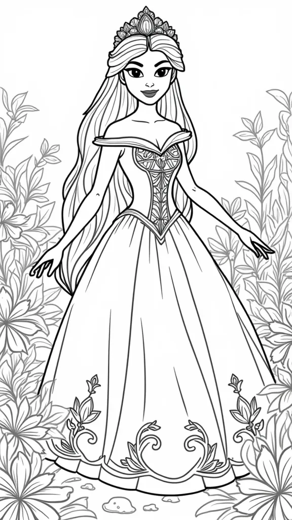 isabella encanto coloring page